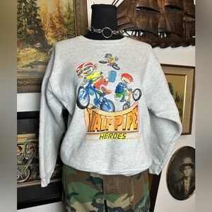 Vintage 1990s Rugrats / Rocket Power Crewneck Sweatshirt Adult S - Kids XL